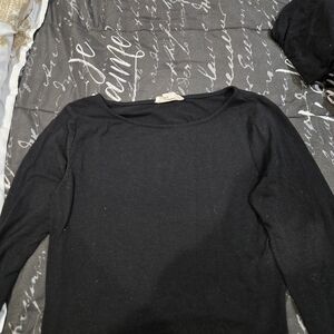 Classic Black Long Sleeve Top